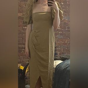 & Other Stories: Puff Sleeve Midi Dress (never worn!)